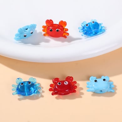 Oceanic Colorful Crab Glass DIY Jewelry Beads h5 Picture3