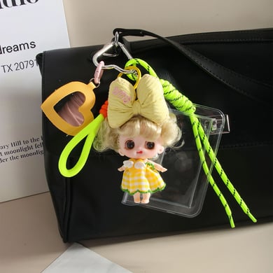1 Piece Pink Cute Girl Doll Women's Bag Charms h5 Picture4
