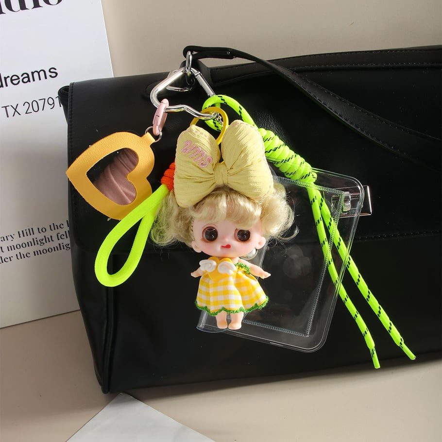 1 Piece Pink Cute Girl Doll Women's Bag Charms Picture4