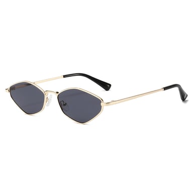 1 Pair Simple Series Daily Solid Color Metal Women's Sunglasses h5 Picture5