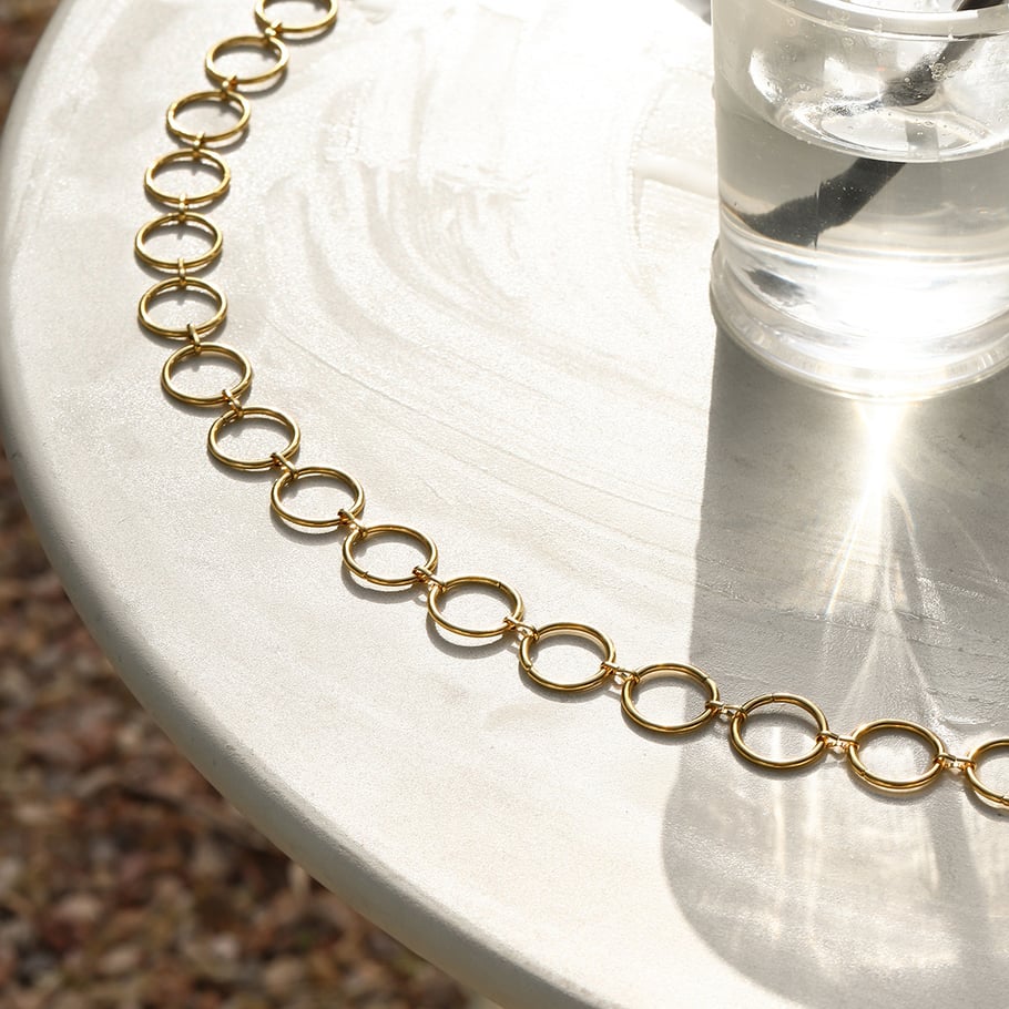 Ins Style Heart Stainless Steel Gold Color Waist Chains Picture5