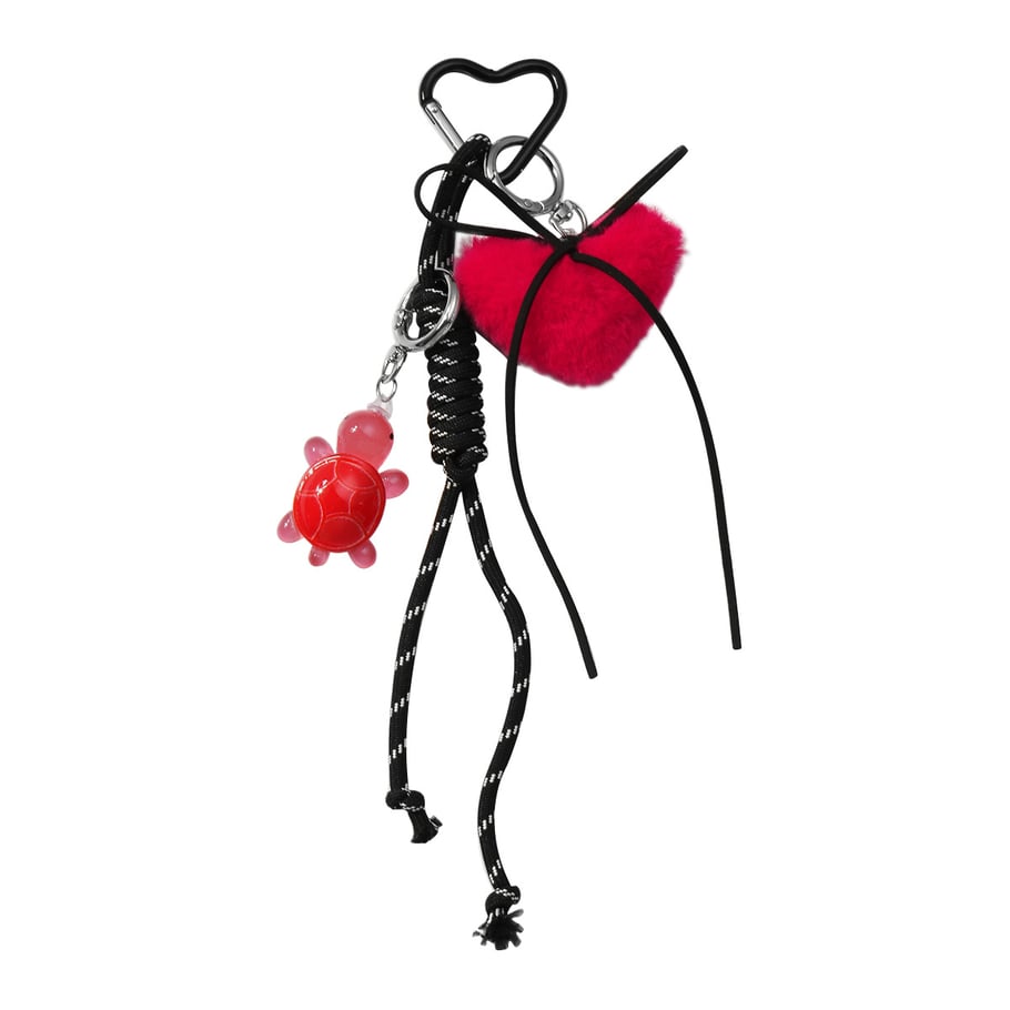 1 Piece Cute Plush Heart Women's Bag Charms Picture5