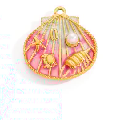 1 Stück Simple Series Niedliche Pflanze Edelstahl Goldfarben Damenanhänger h5 Bild5