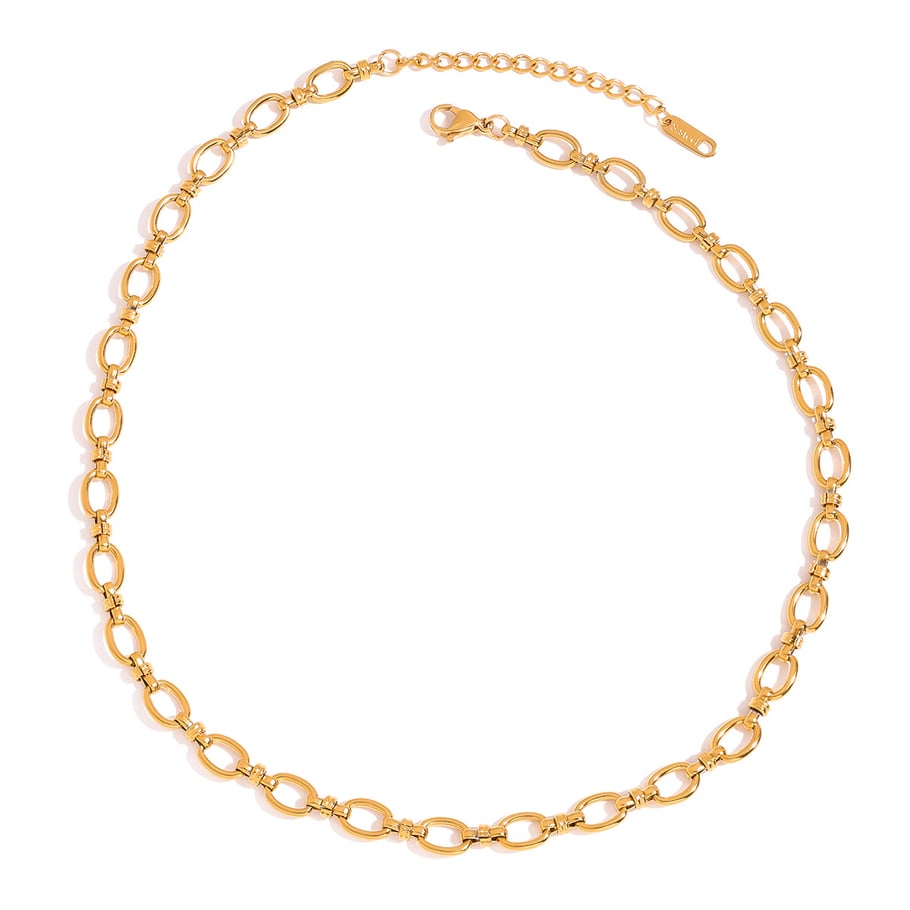 1 Piece Chain Stainless Steel Gold Color  Women's DIY Chain Necklaces Picture5