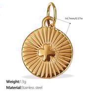 PJ377G Gold Pendant Picture7