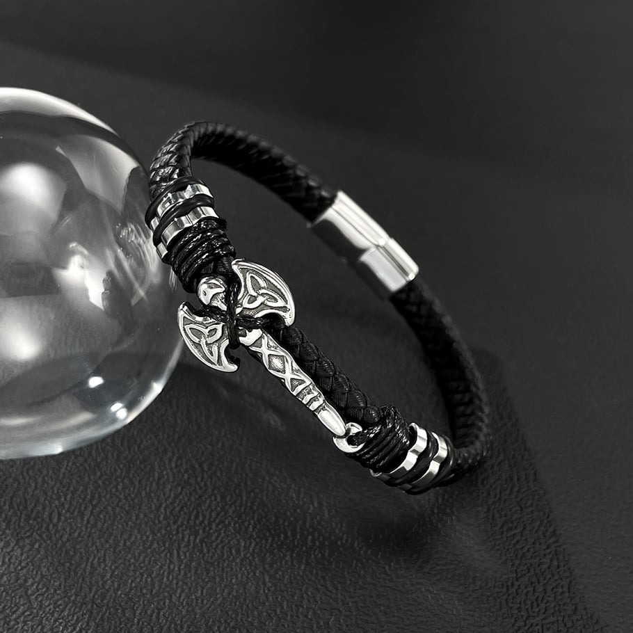 1 Piece Axe Shape Stainless Steel Men's Bracelets Picture5