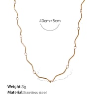 XL430G gold necklace/2 