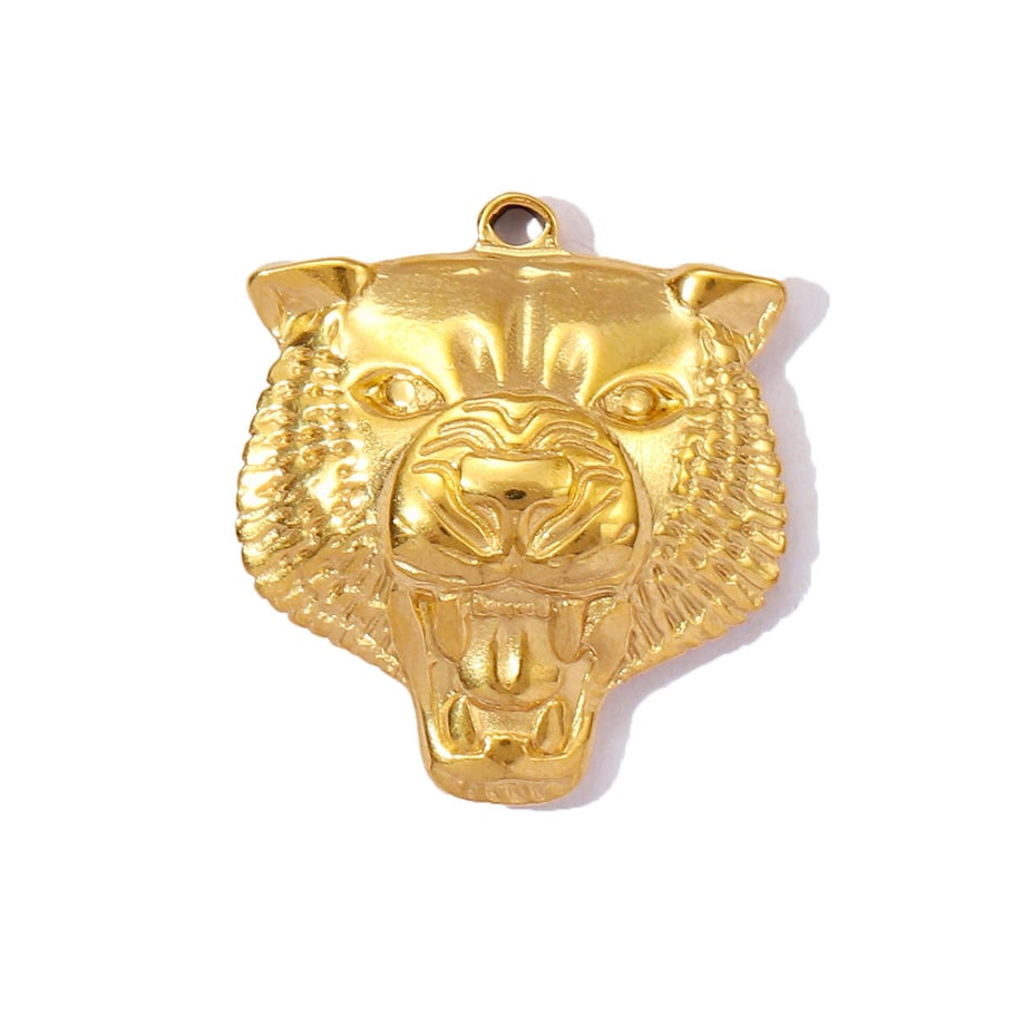 1 Piece Animals Series Classic Stainless Steel Gold Color Women's Pendants 