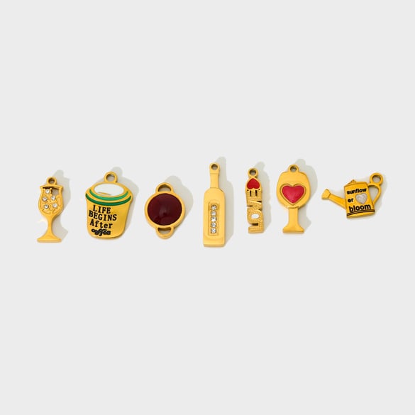 Premium gouden roestvrijstalen doe-het-zelfhanger