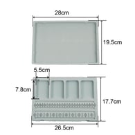 1 set of double-layer bracelet beading plate Picture7