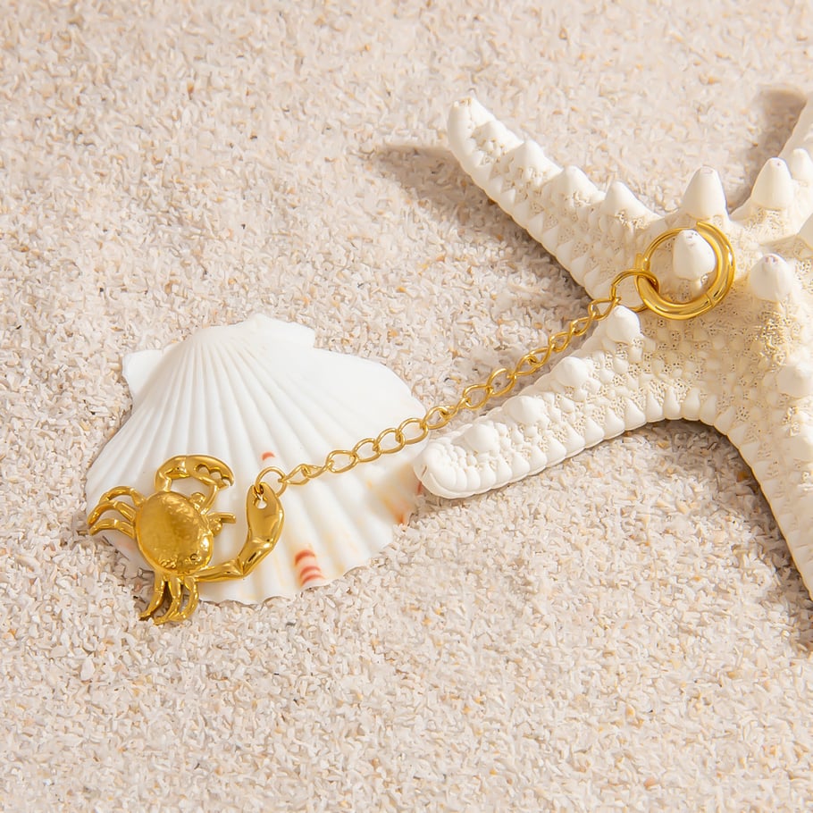 Oceanic Stainless Steel Gold Color Bikini Pendant Picture9