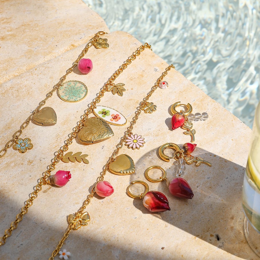 Ins Style Heart Stainless Steel Gold Color Pendant Necklaces Picture3