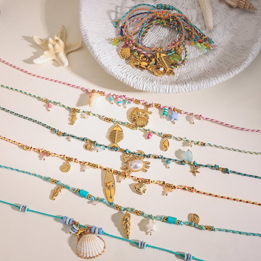 1 Piece Simple Series Vacation Turtle Stainless Steel   Gold Color  Shell Women's Pendant Necklaces Picture5