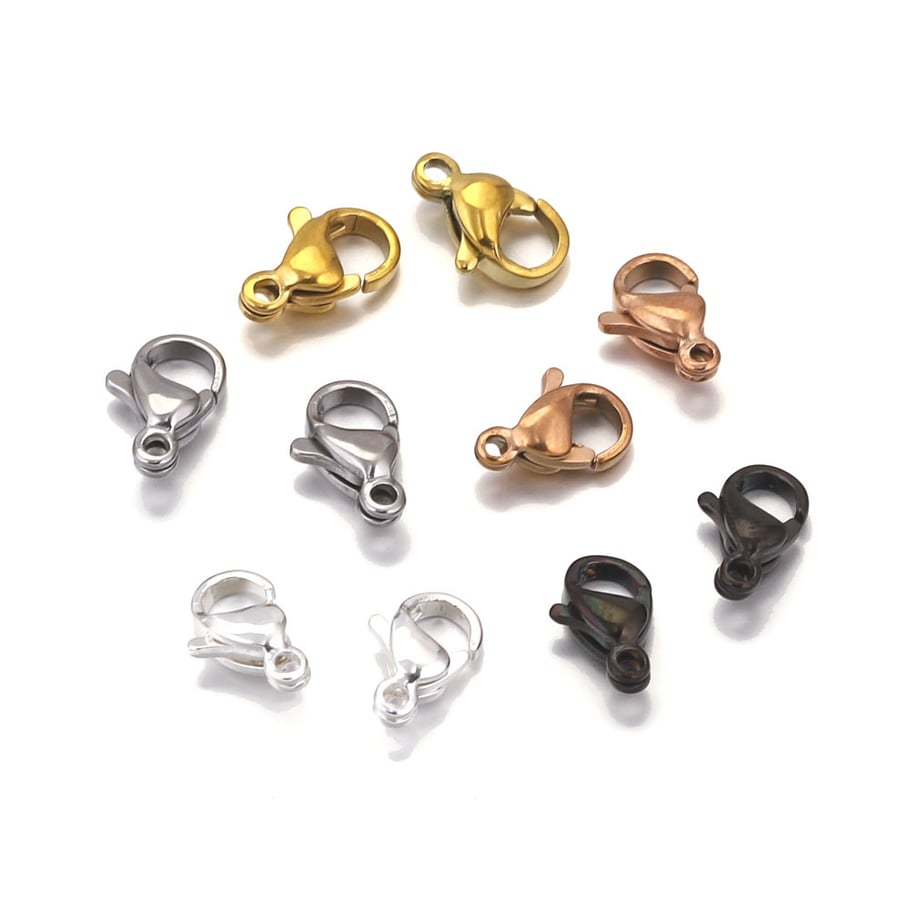 1 Piece DIY  Lobster Clasp Stainless Steel Women's Pendants Picture4