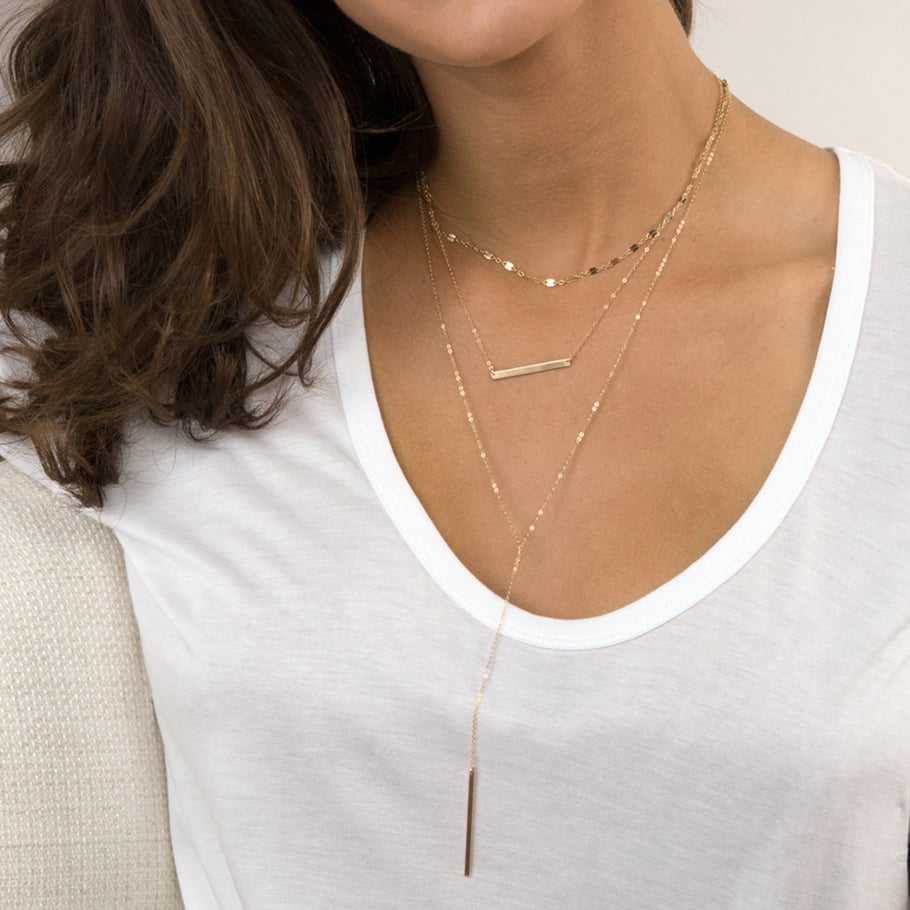 Simple Multi - layer Chain Stackable Stainless Steel Women's Necklaces Picture6