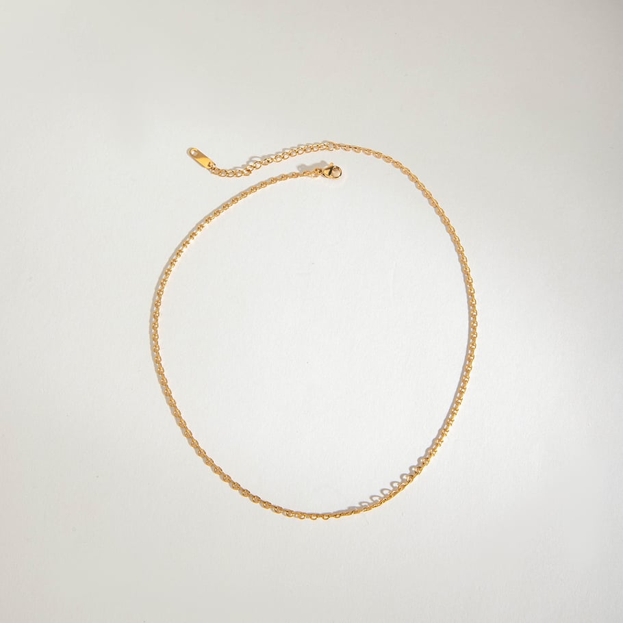 1 Piece Chain Stainless Steel Gold Color  Women's DIY Chain Necklaces Picture4