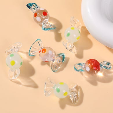 Gleaming Candy Colorful Glass DIY Jewelry Beads h5 Picture5