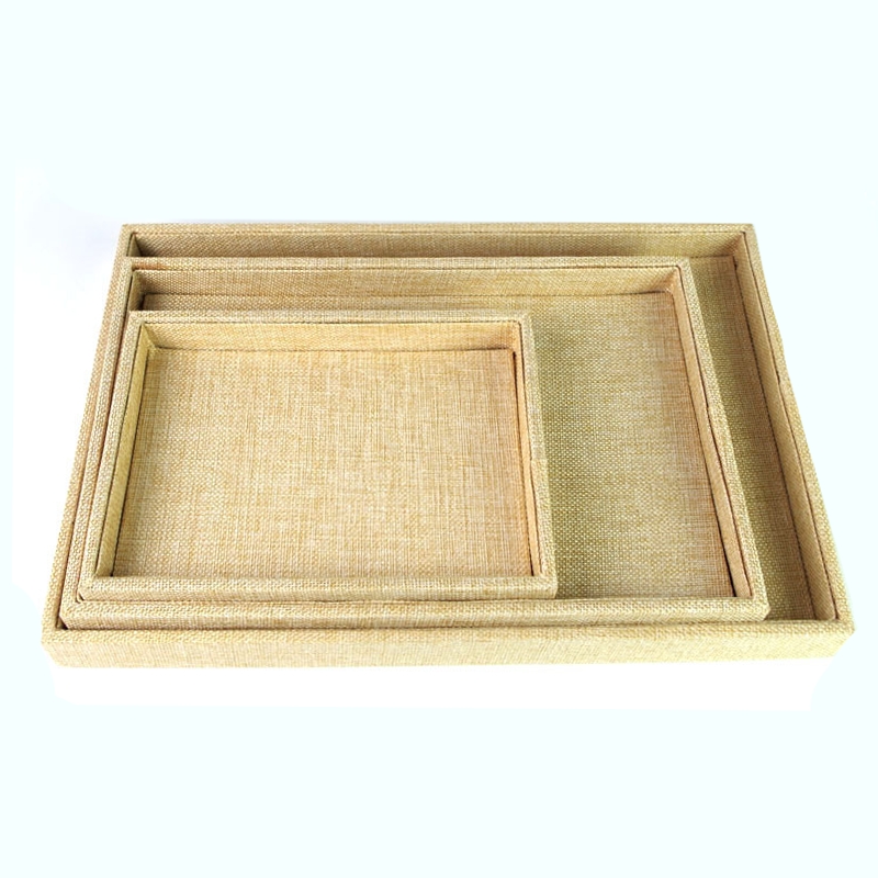 1 Piece Flax Display Box Jewelry Box Picture3
