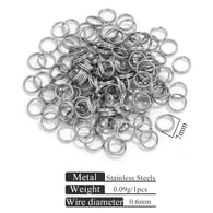 Steel double layer key ring-0.7*6 Picture3