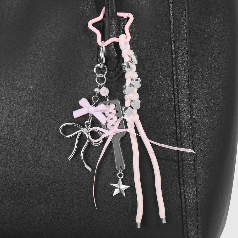 Süße Taschenanhänger mit Schleife und Knoten Bild8