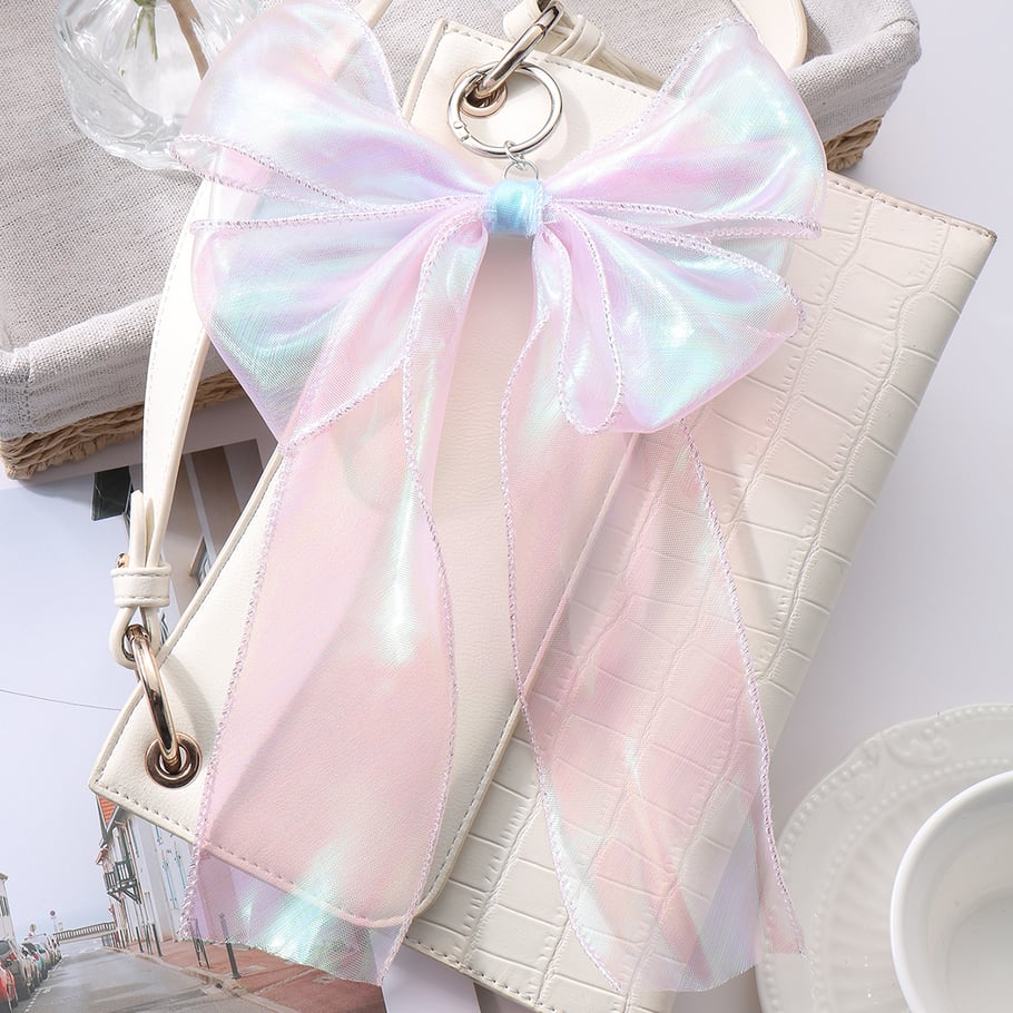 Süße Taschenanhänger mit Schleife und Knoten Bild7