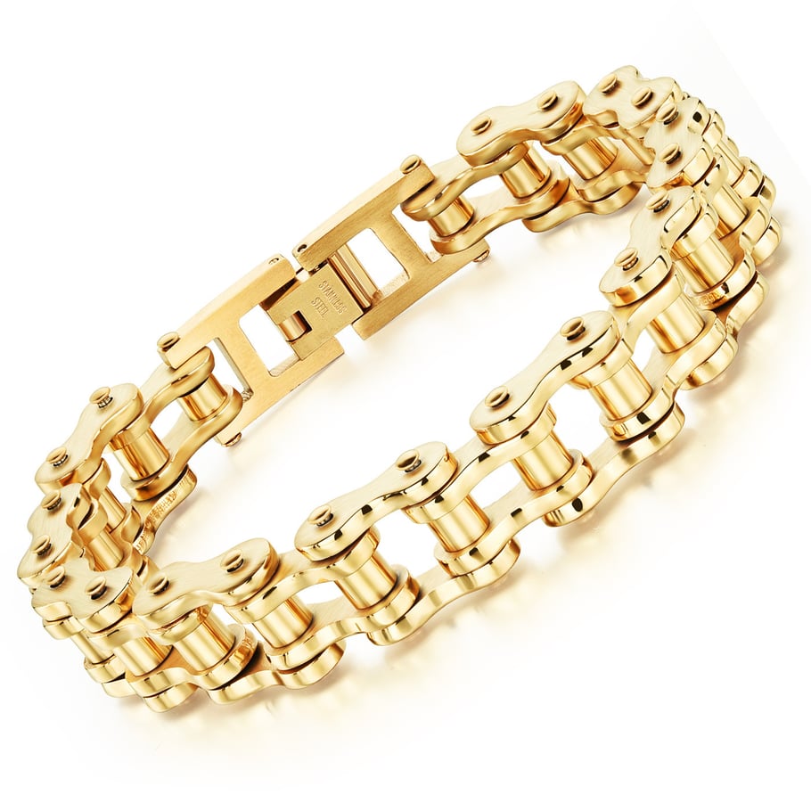 Classic Locomotive Chain Stainless Steel Men's Bracelets 