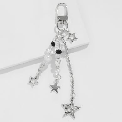 1 Piece Pentagram Transparent Beaded Bag Charms h5 Picture4