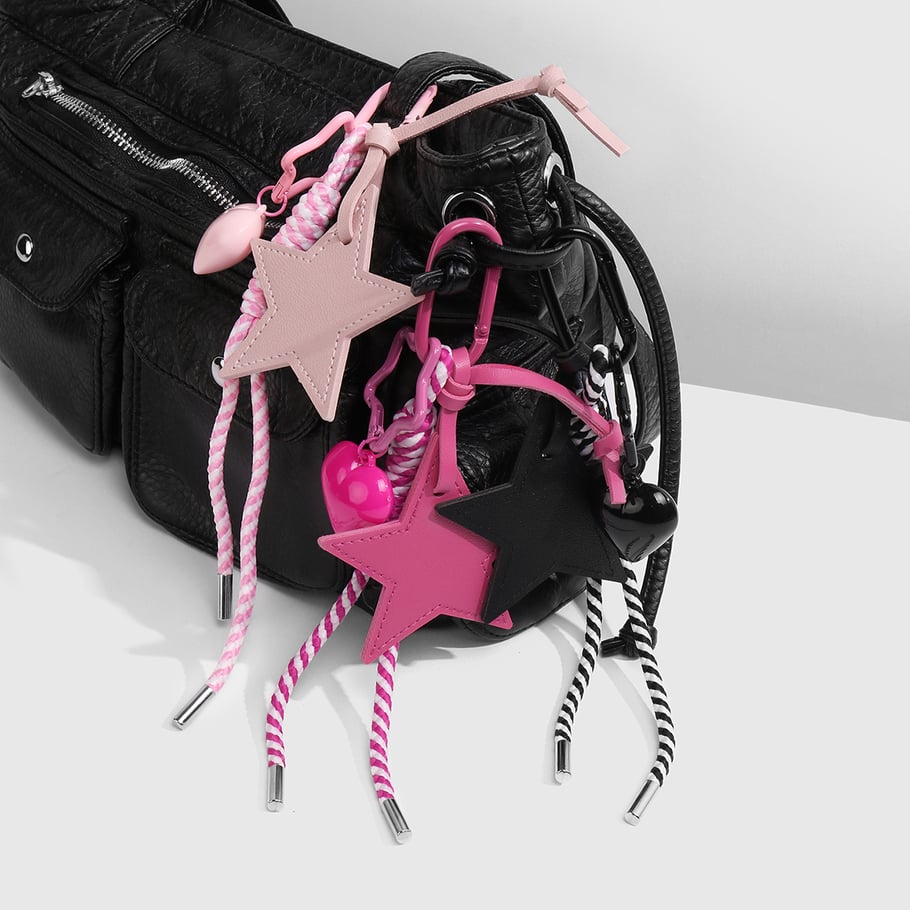 Leather Star Bag Charms Picture2