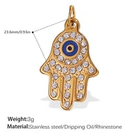 PJ318WEG White Diamond Gold Pendant Picture17