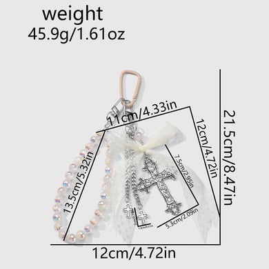 Kreuzförmige Taschenanhänger h5 Bild6