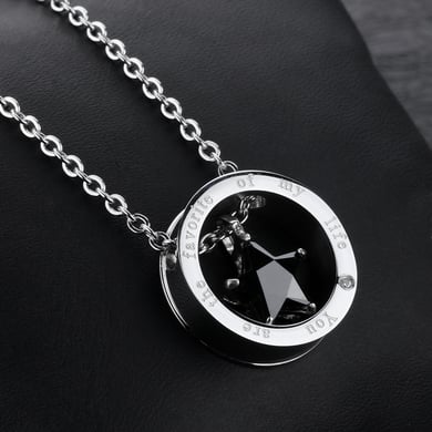 1 Piece Radiant Star Hoop Stainless Steel Men's Pendant Necklaces h5 Picture4