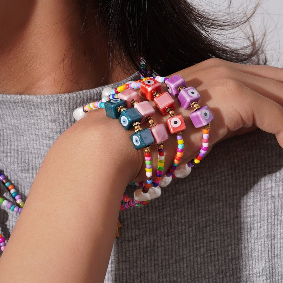 Colorful Romantic Series Beads Natural Stone Women's Beaded Necklaces Picture6