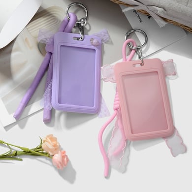 Täglicher Taschenanhänger mit Schleife und Kartenetui h5 Bild3