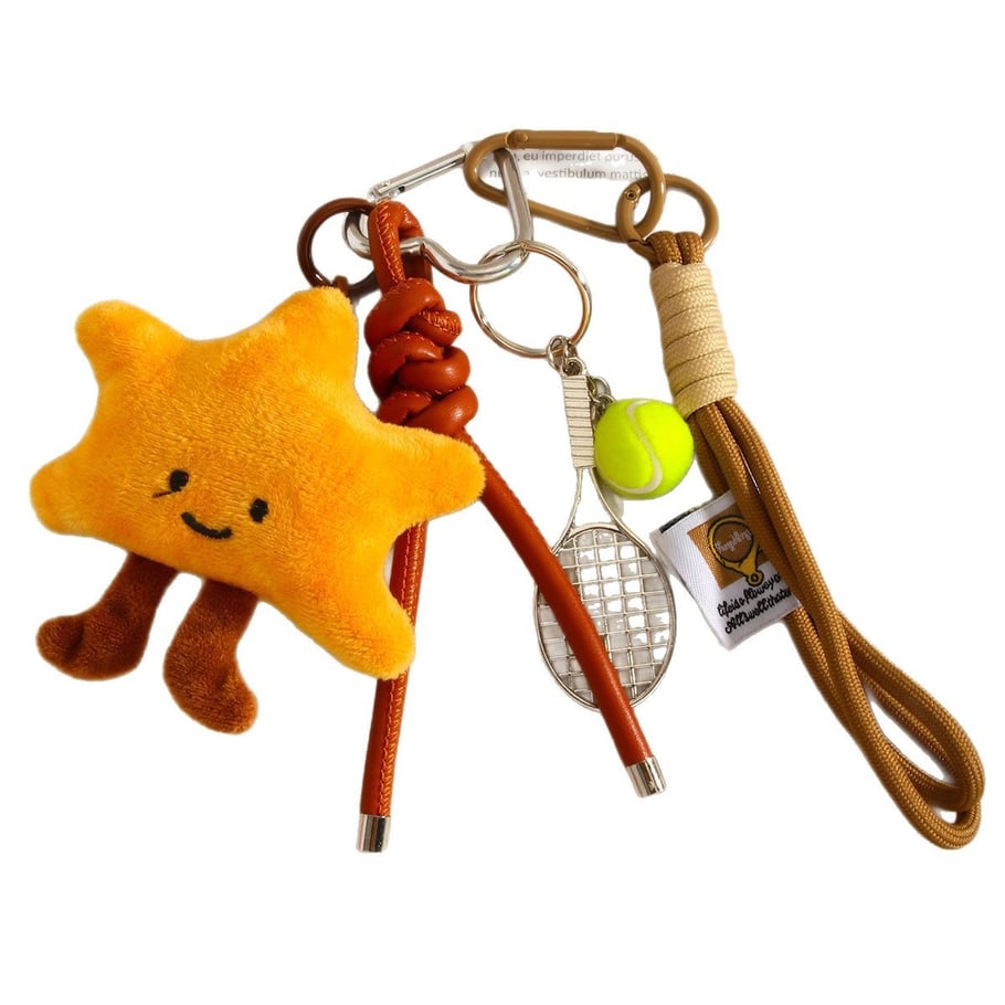 1 Piece Simple Series Cute Star Fabric Women's Bag Charms Picture6