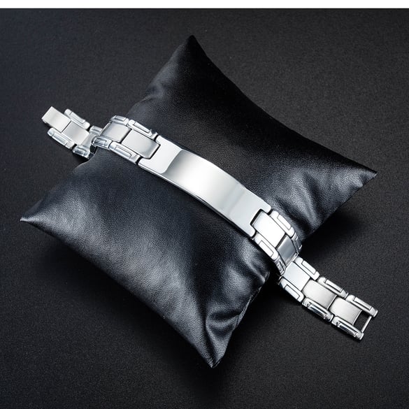 1 Parça Minimalist Geometrik Paslanmaz Çelik Erkek Bileklikleri 2