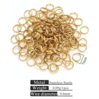 Gold double layer key ring-0.7*6 Picture9