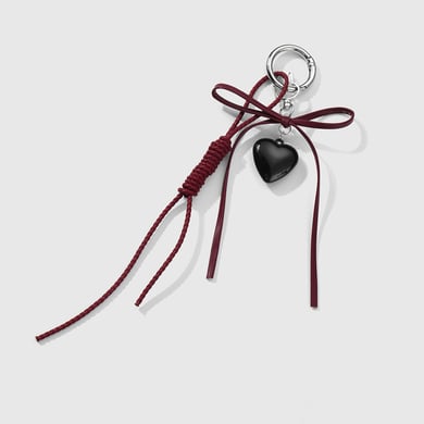 1 Piece Y2k Leather Bow Acrylic Love  DIY Bag Charms h5 Picture9