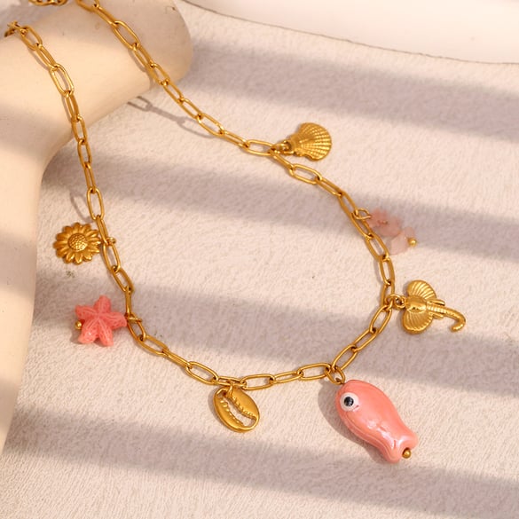 Sweet Oceanic Shell Women's Pendant Necklaces 2