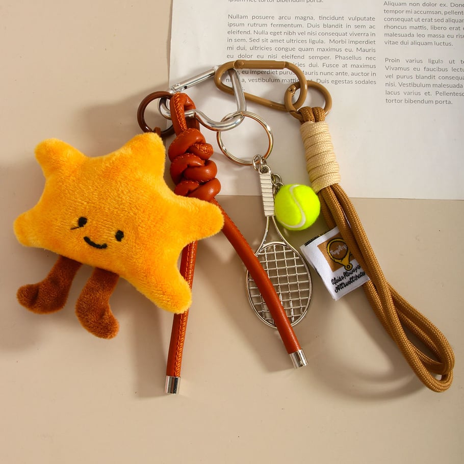 1 Piece Simple Series Cute Star Fabric Women's Bag Charms Picture5