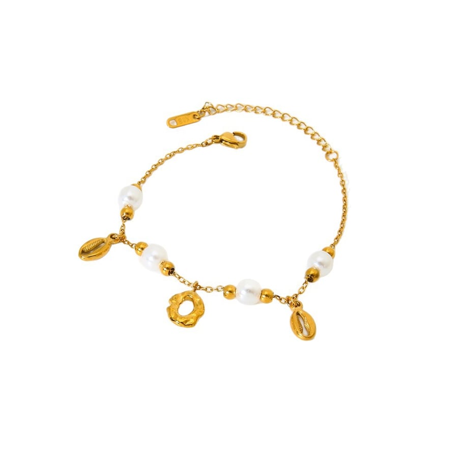 Stylish Versatile Ocean Series Gold - colored Stainless Steel Women's Bracelets Picture5