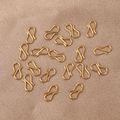 1 Piece DIY Series Daily S Shape Hook Stainless Steel Gold Color Women's Pendants h5 Picture5