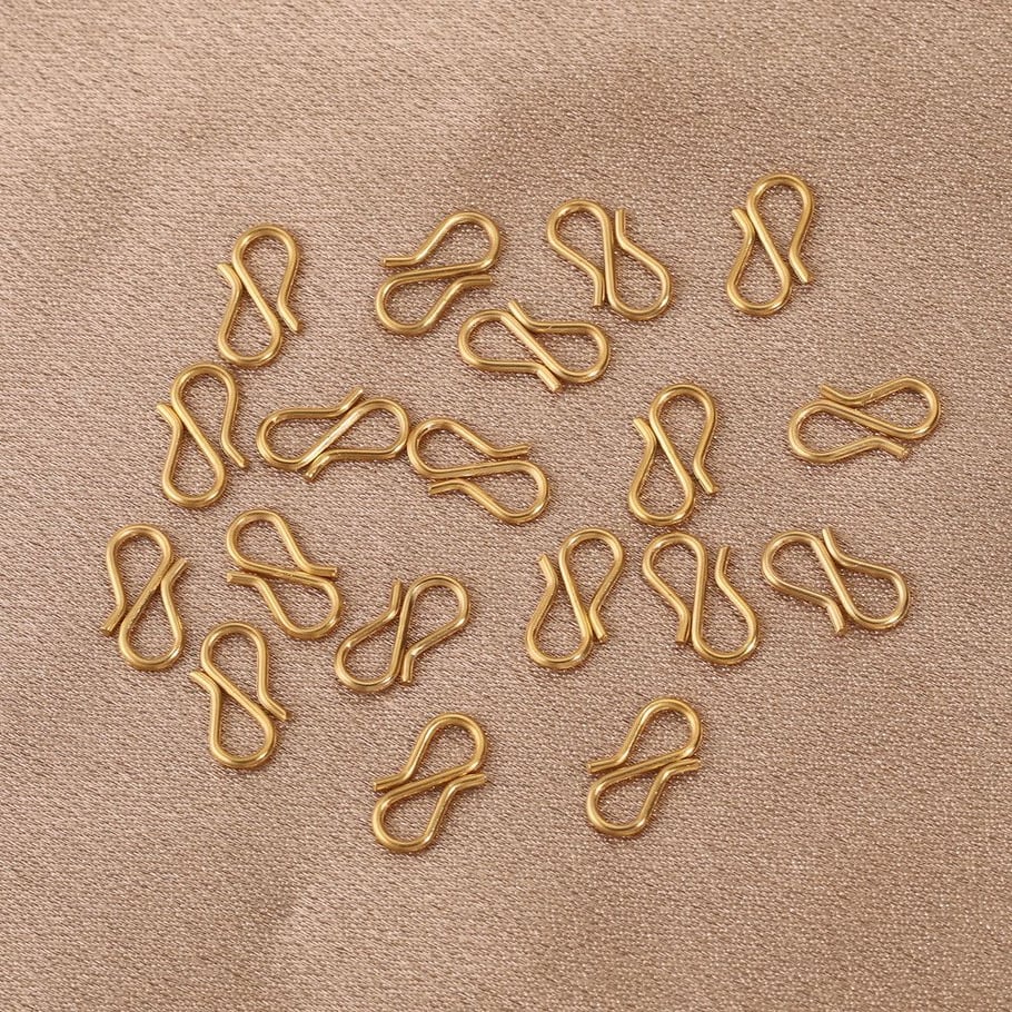 1 Piece DIY Series Daily S Shape Hook Stainless Steel Gold Color Women's Pendants Picture5
