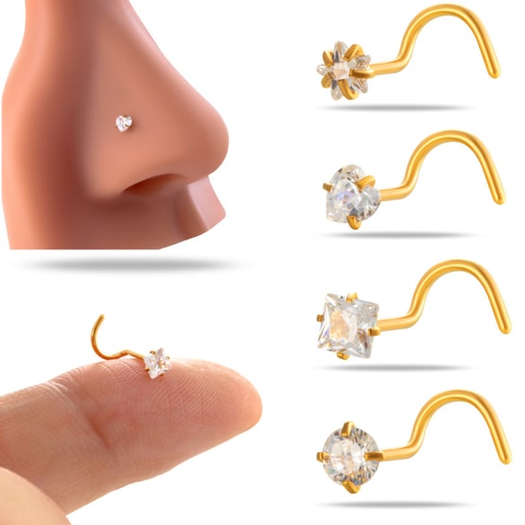 1 Piece Exquisite Zircon Women's Nose Stud