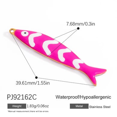 Oceanic Stainless Steel Gold Color Pendants h5 Picture2