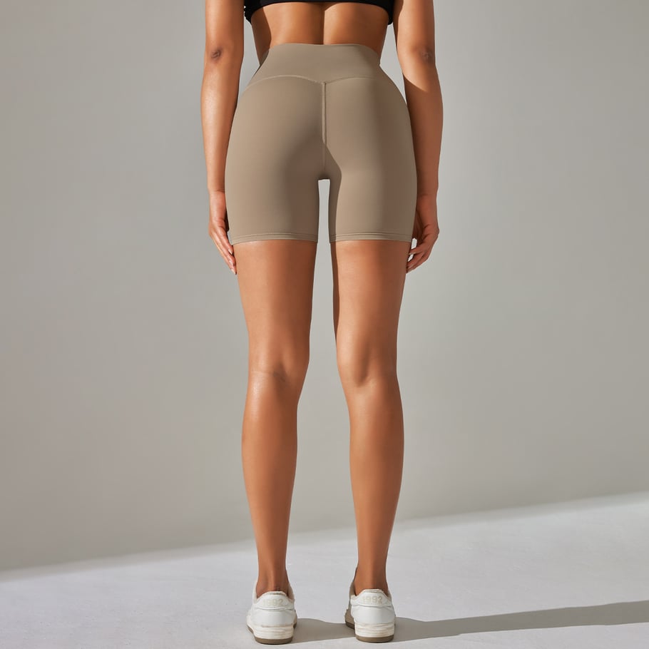 1 Piece Solid Color High Stretch Sports Yoga Cycling ShortsWomen's Sport  Clothing Picture6