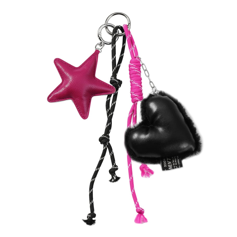 1 Piece Leather Star & Love Women's Bag Charms Picture6