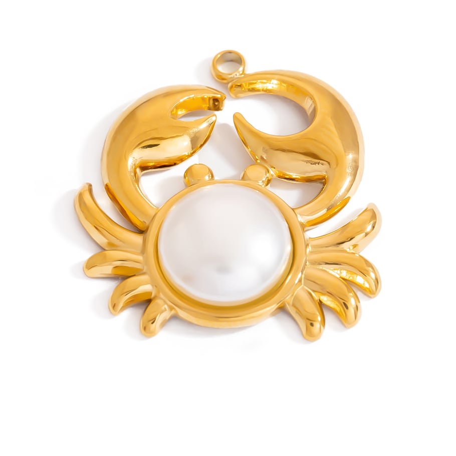 Oceanic Stainless Steel Gold Color Pendants 