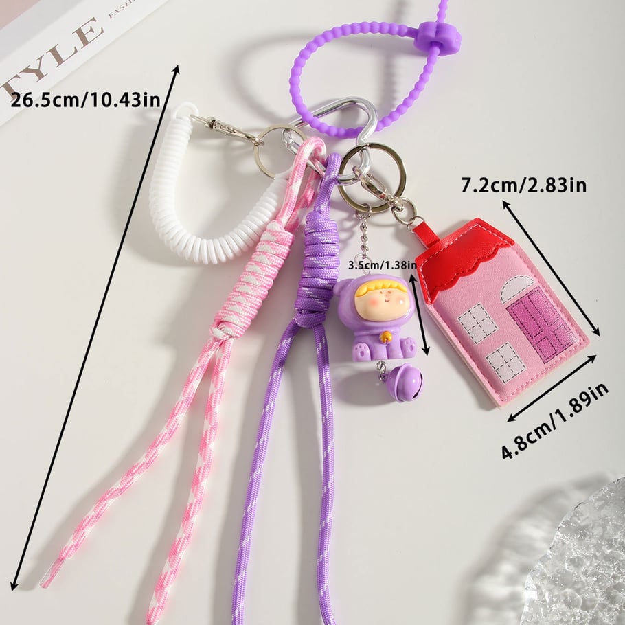 1 Piece Romantic Series Sweet Bow Knot PU Women's Bag Charms Picture7