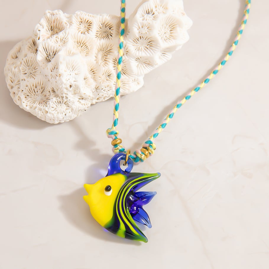 Tropical Fish Glass Women's Pendant Necklaces Picture6