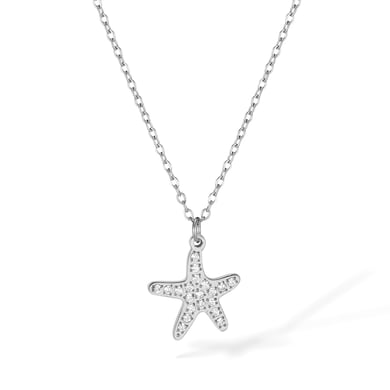 Colliers à pendentif en acier inoxydable doré pour femme avec étoile subtile h5 Image6